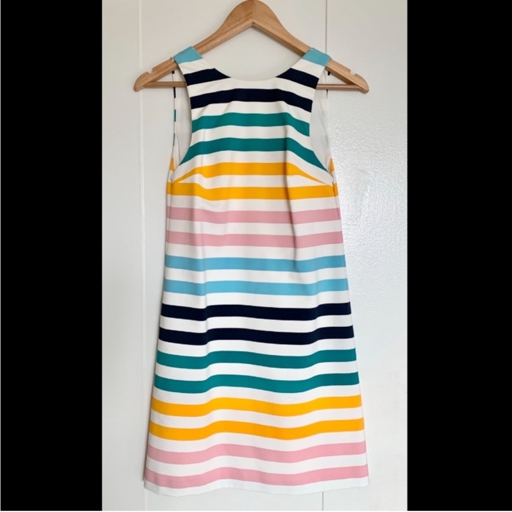 Zara Multi-Color Striped Mini Dress - Picture 8 of 9